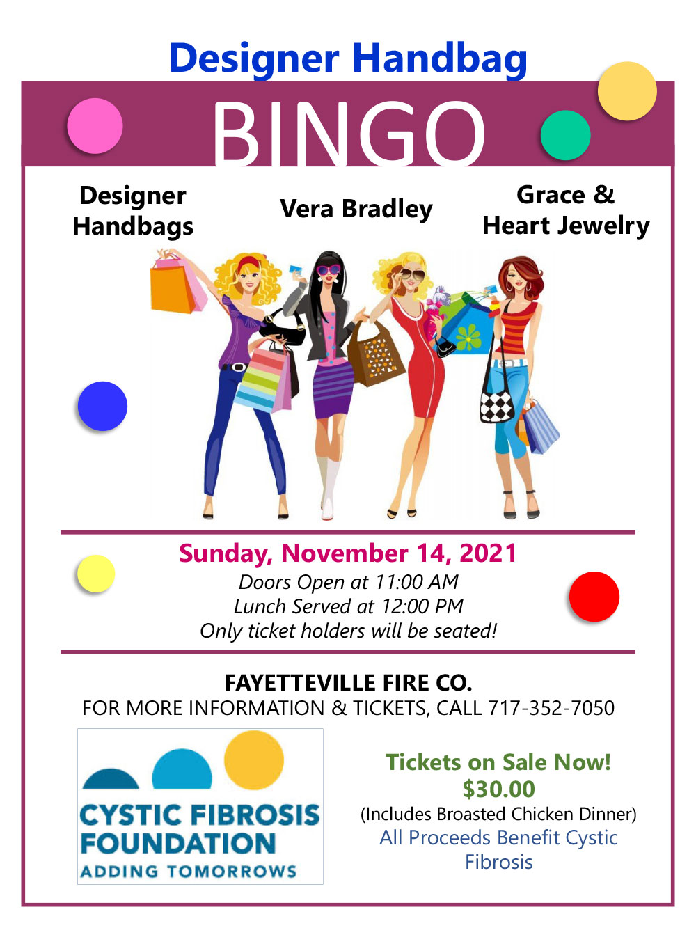 Designer Handbag Bingo