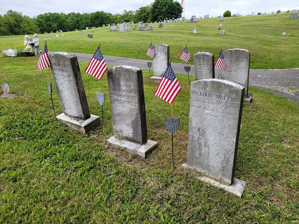 Volunteer Event Cleaning and Repairing Civil War Headstones of the US Colored Troops at Mt. Vernon Cemetery