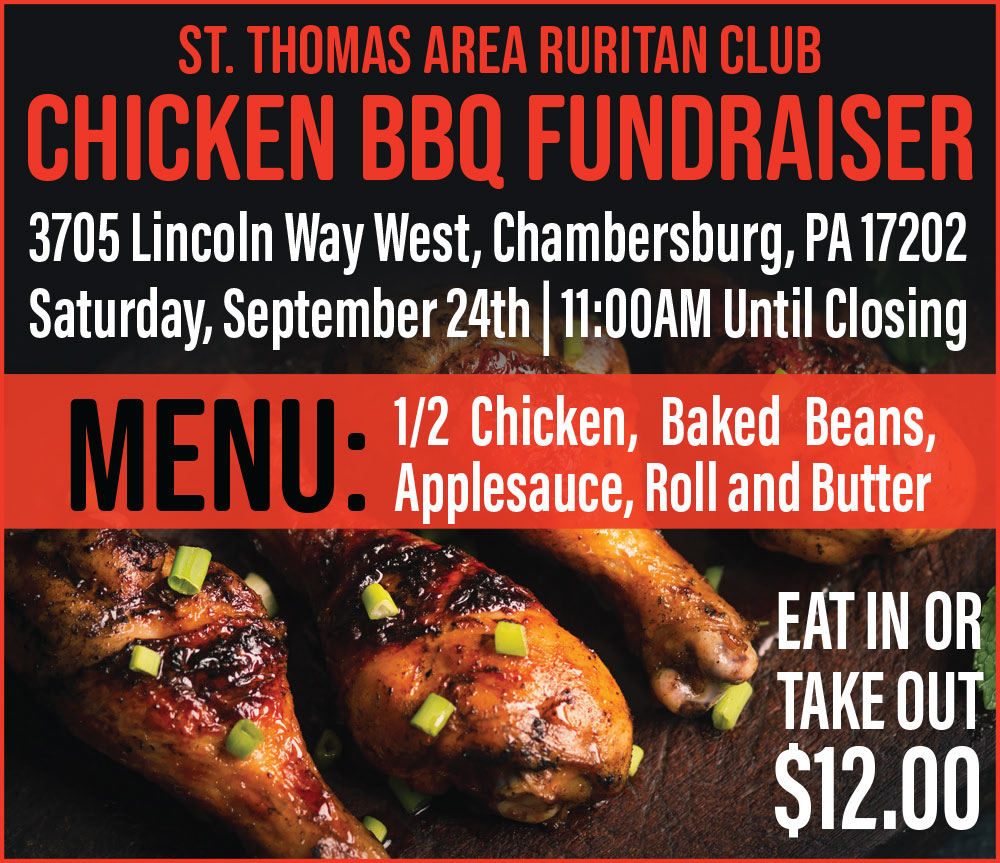 St. Thomas Area Ruritan Club Chicken BBQ Fundraiser