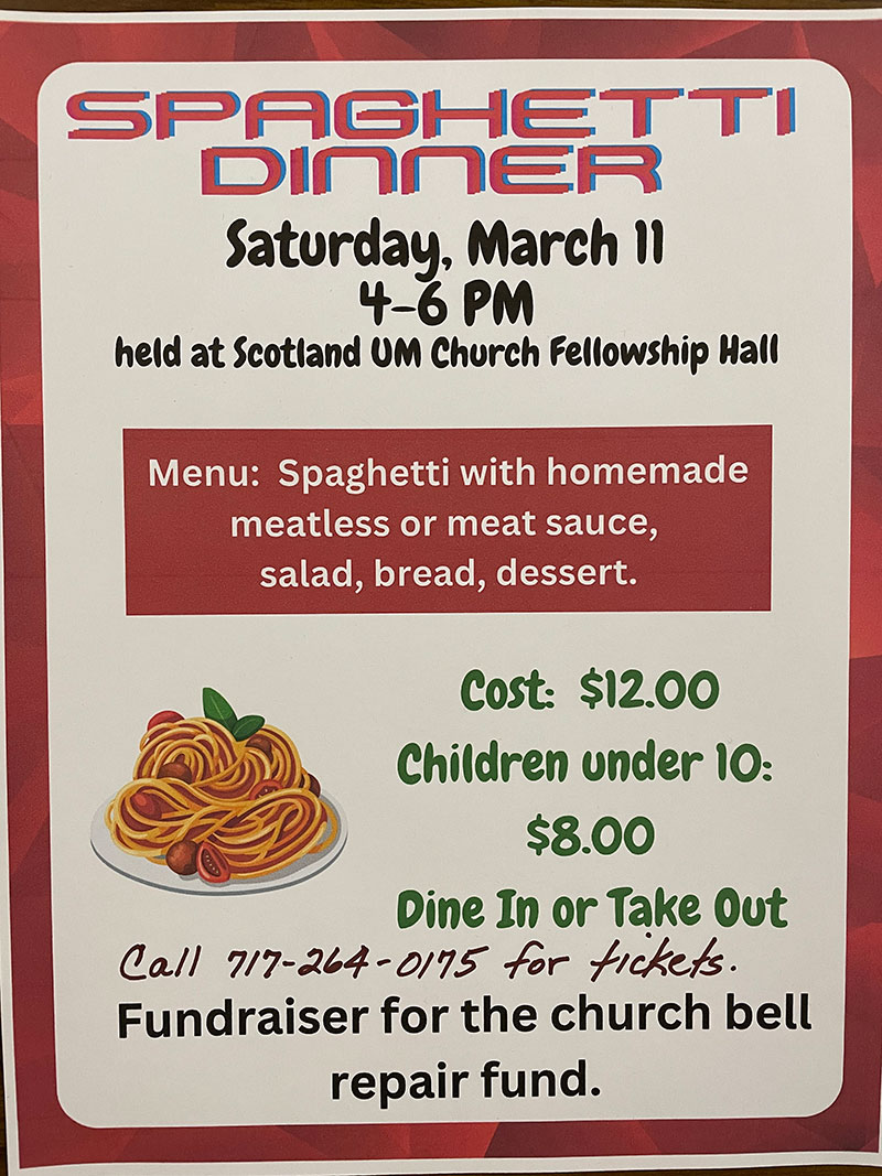 Spaghetti Fundraiser Dinner