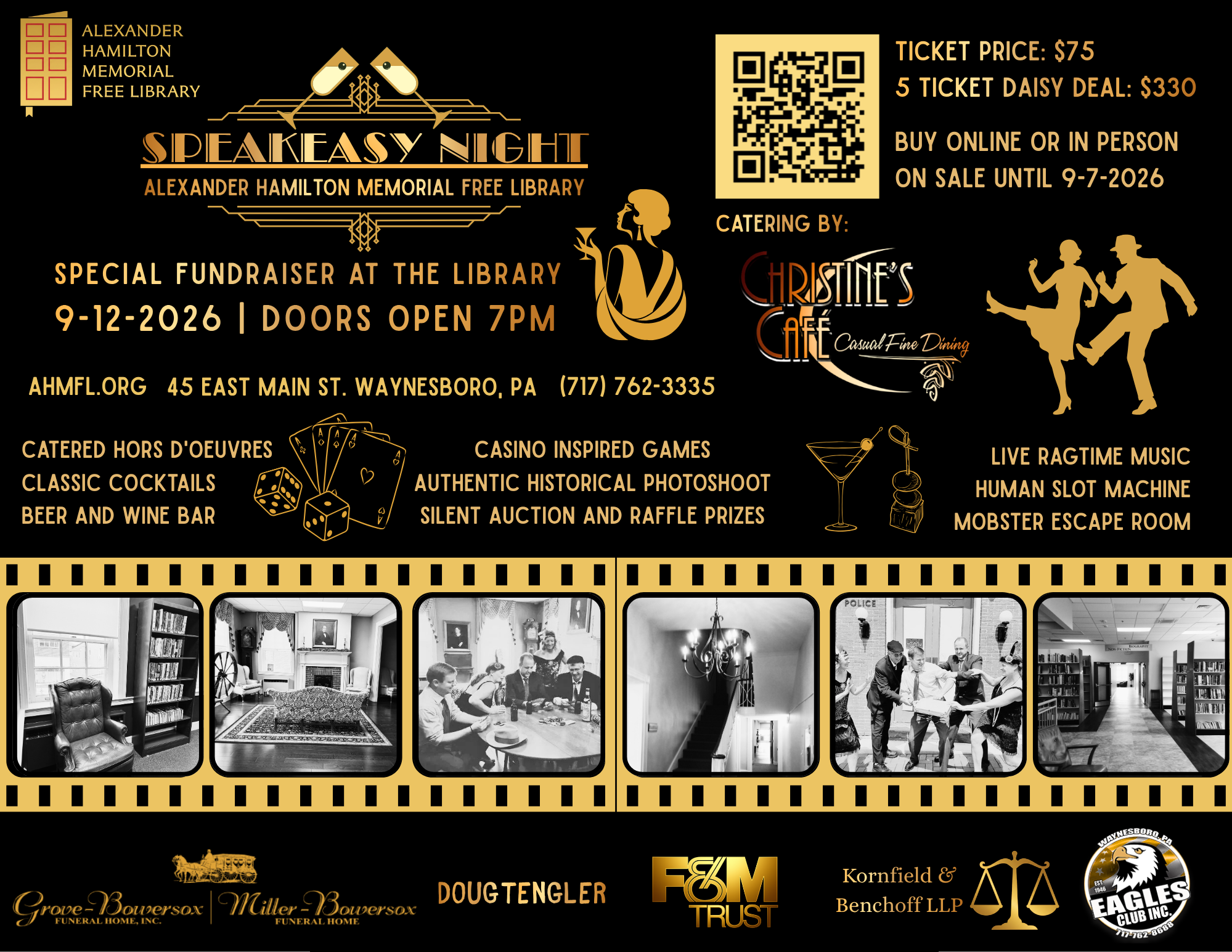 SPEAKEASY NIGHT LANDSCAPE FLIER